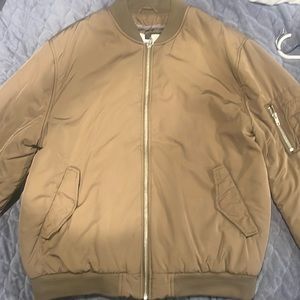 Topman green bomber jacket size xl
